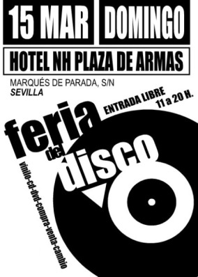 Cartel de la feria del disco celebrada el pasado 15 de marzo. Foto: Feria del Disco (grupo público de Facebook).